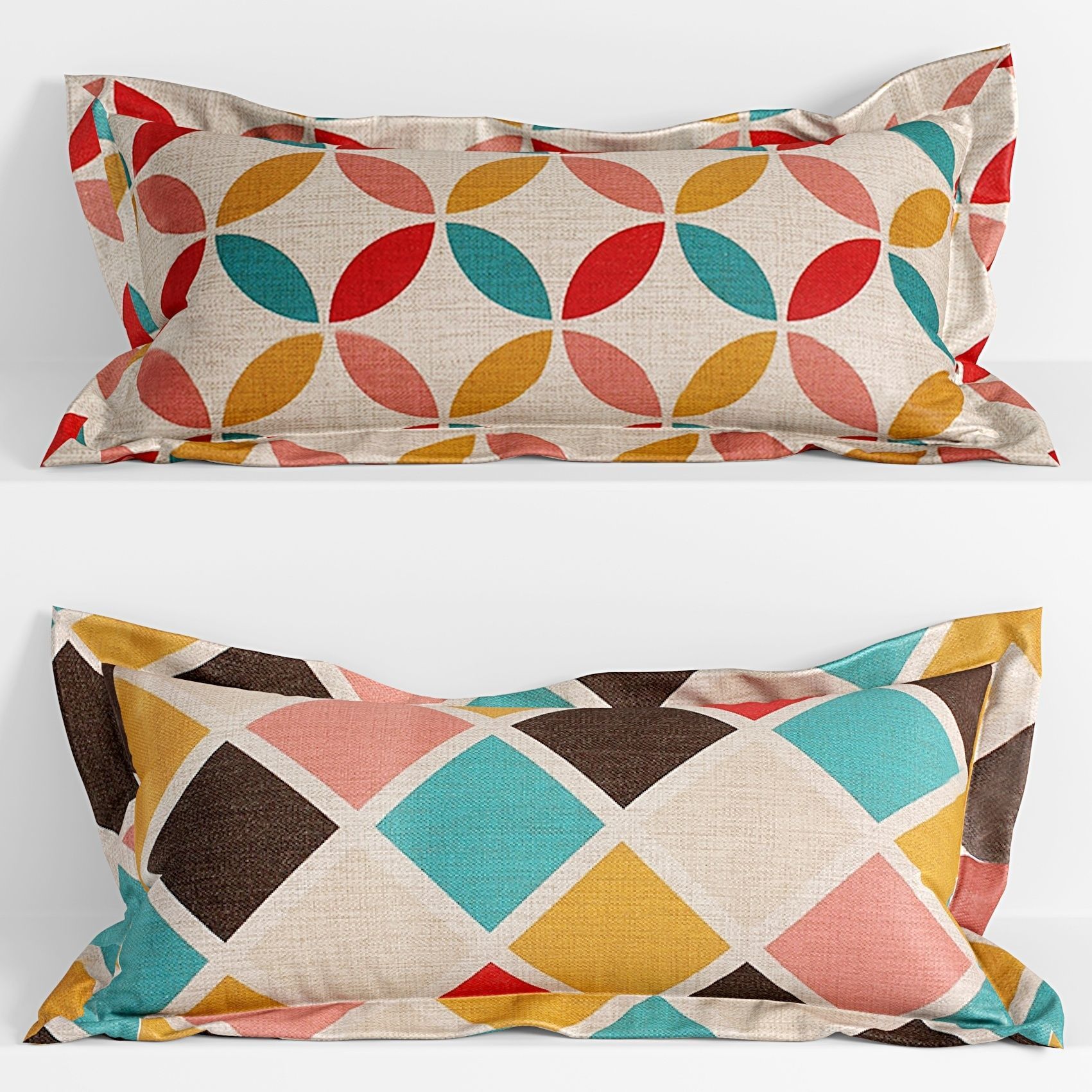 Decorative pillows Houzz set 99 3D model_43
