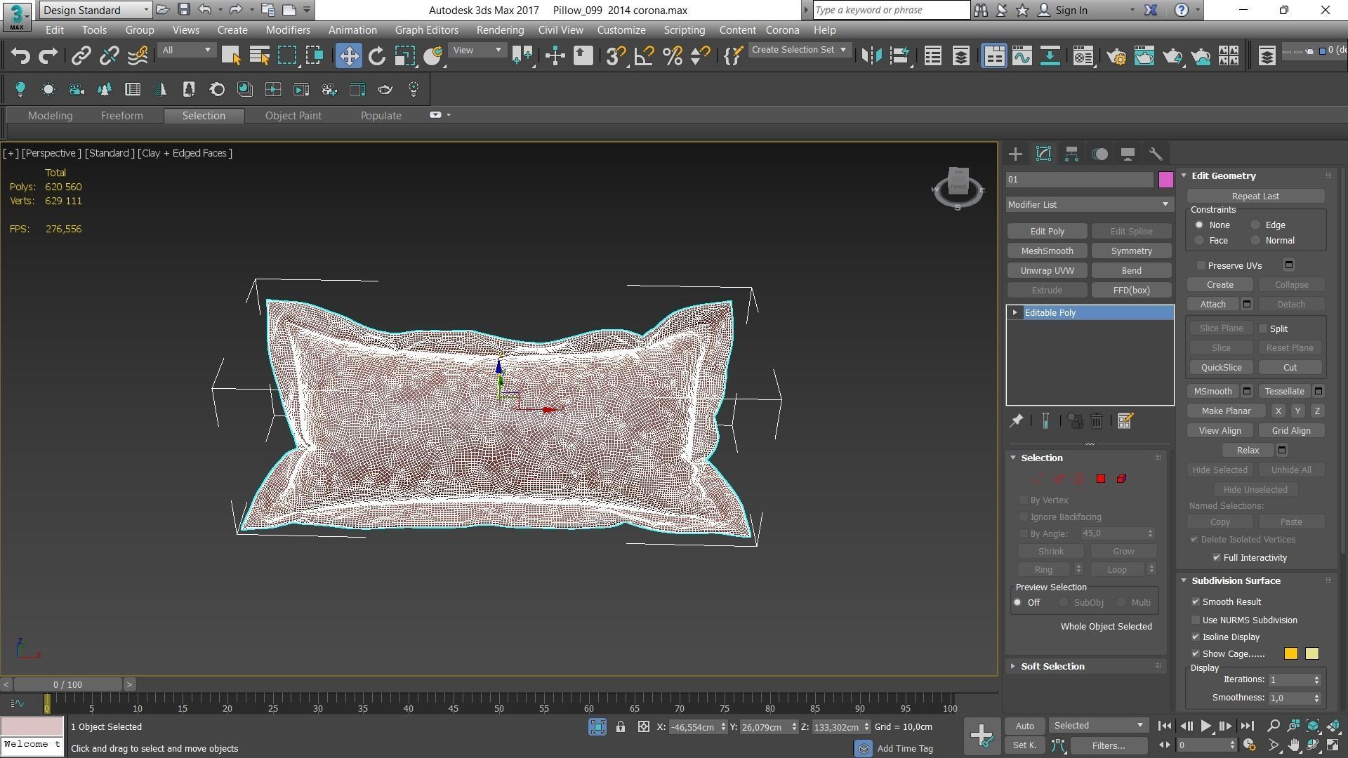 Decorative pillows Houzz set 99 3D model_8