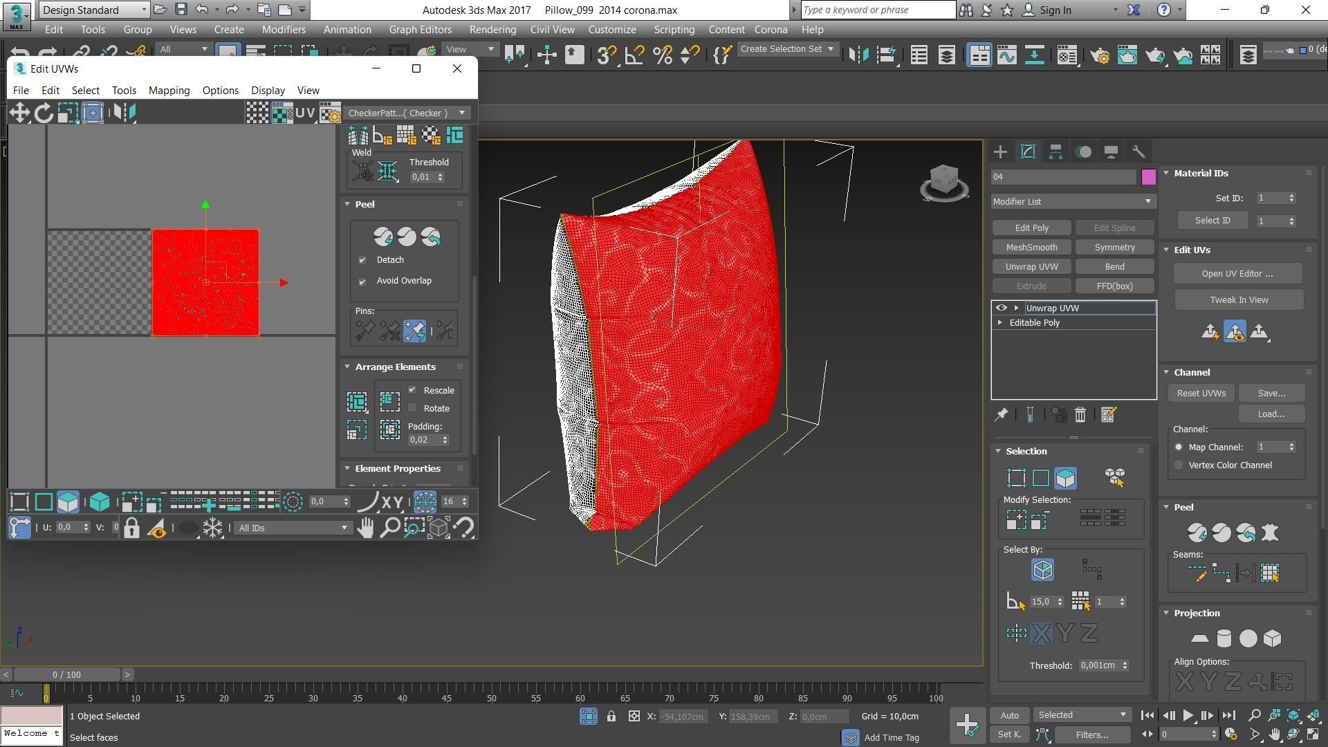 Decorative pillows Houzz set 99 3D model_36