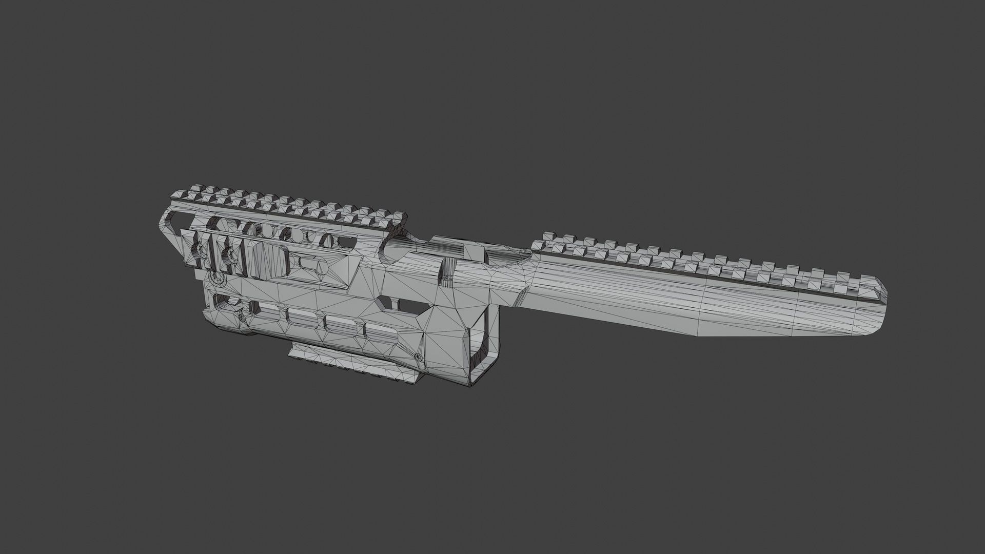 XRS47YG AK74 Handguard Low-poly 3D model_8