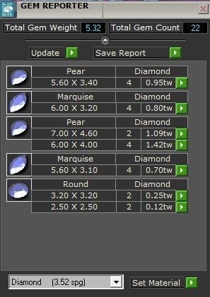 Diamond Bypass Ring 566 3D print model_8