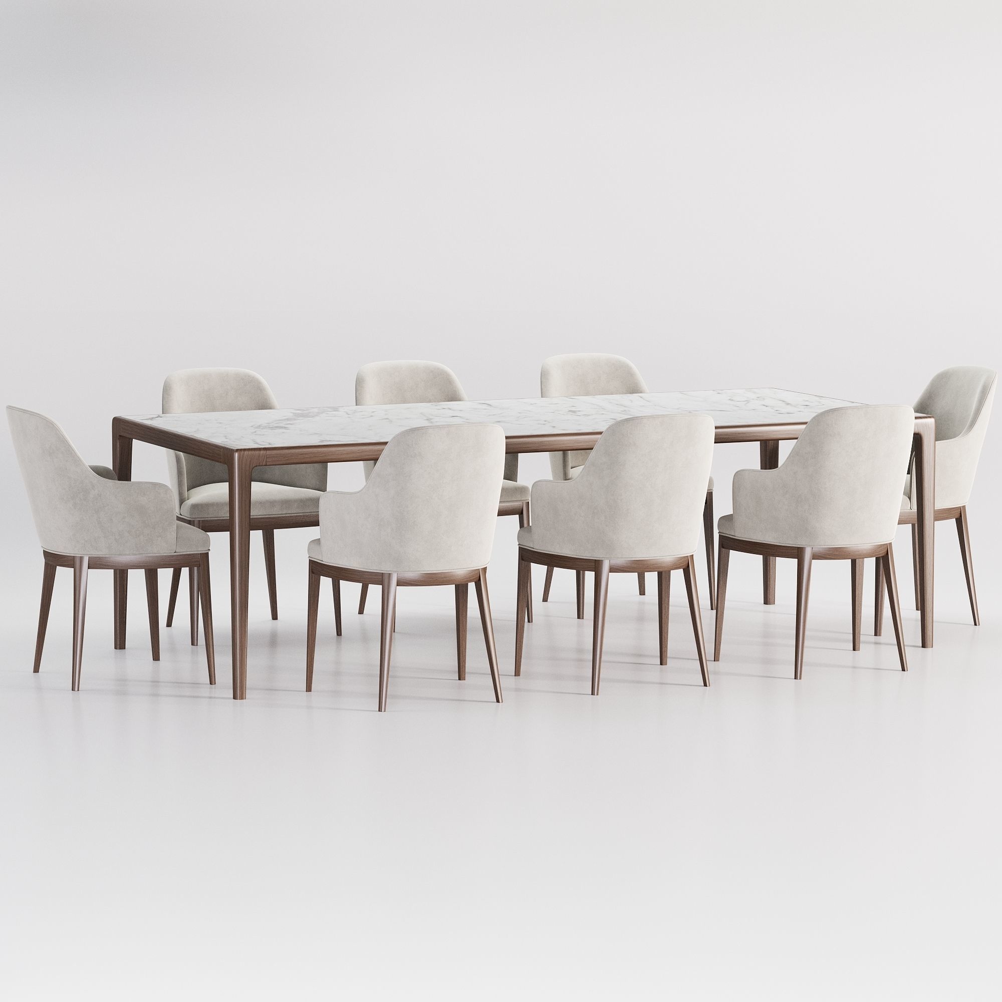 Dining Set 10 3D model_4