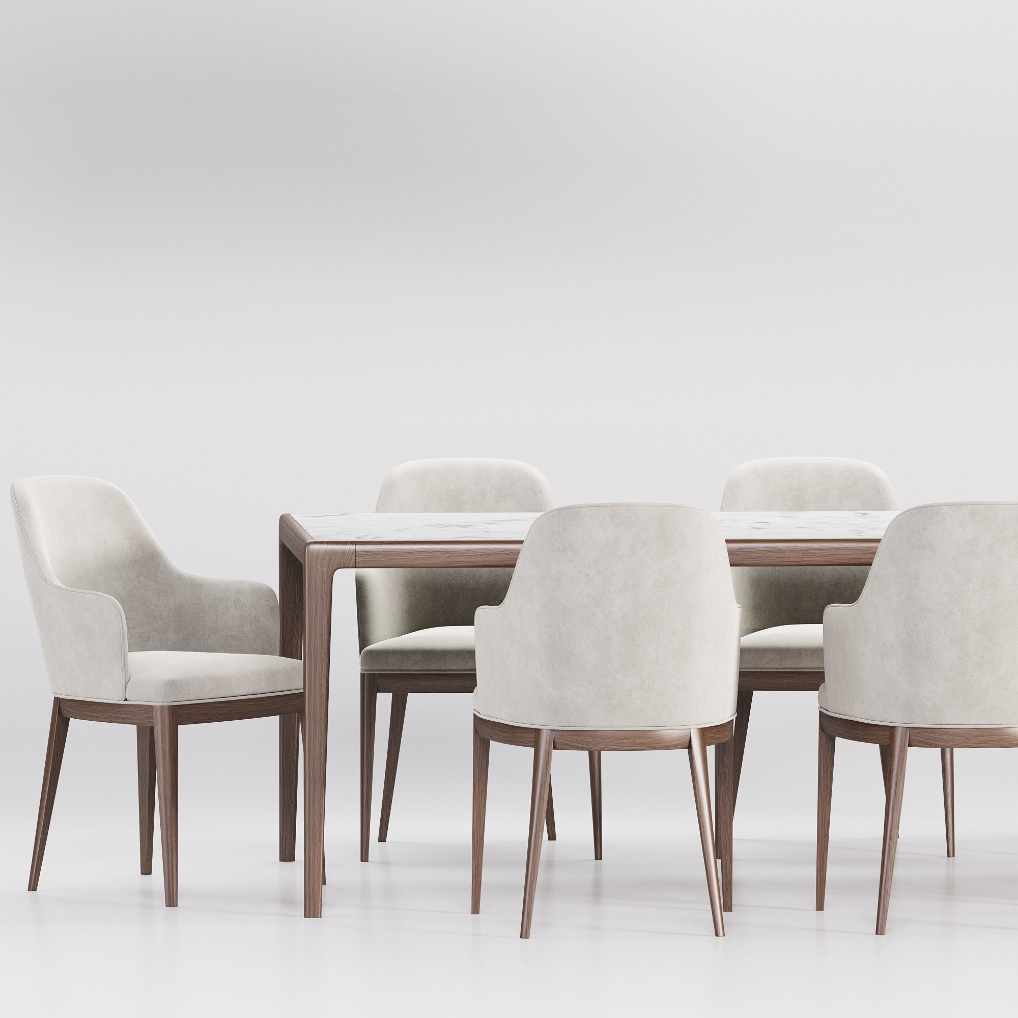 Dining Set 10 3D model_5