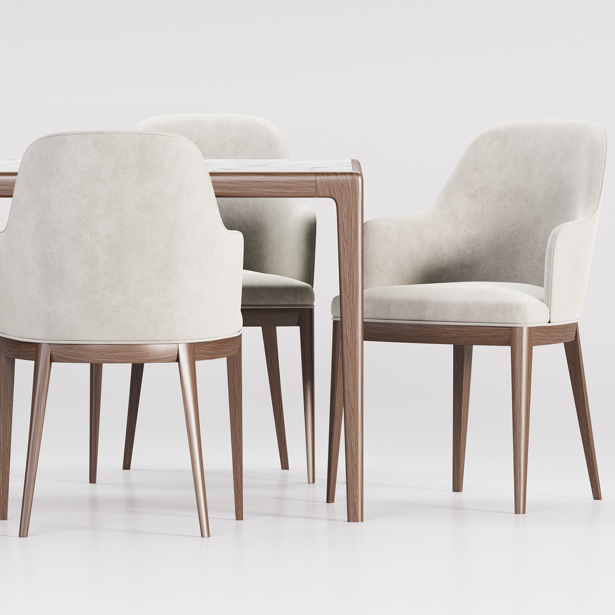 Dining Set 10 3D model_6