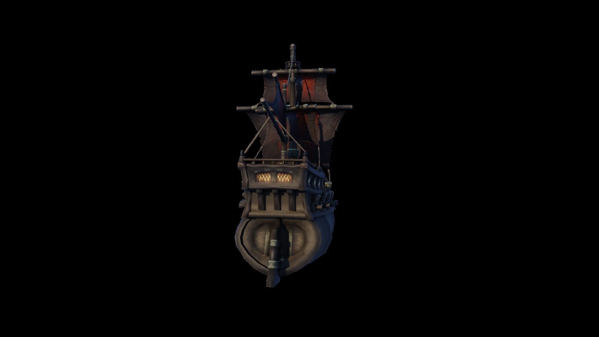 WOW Pirate Ship 3D model_20