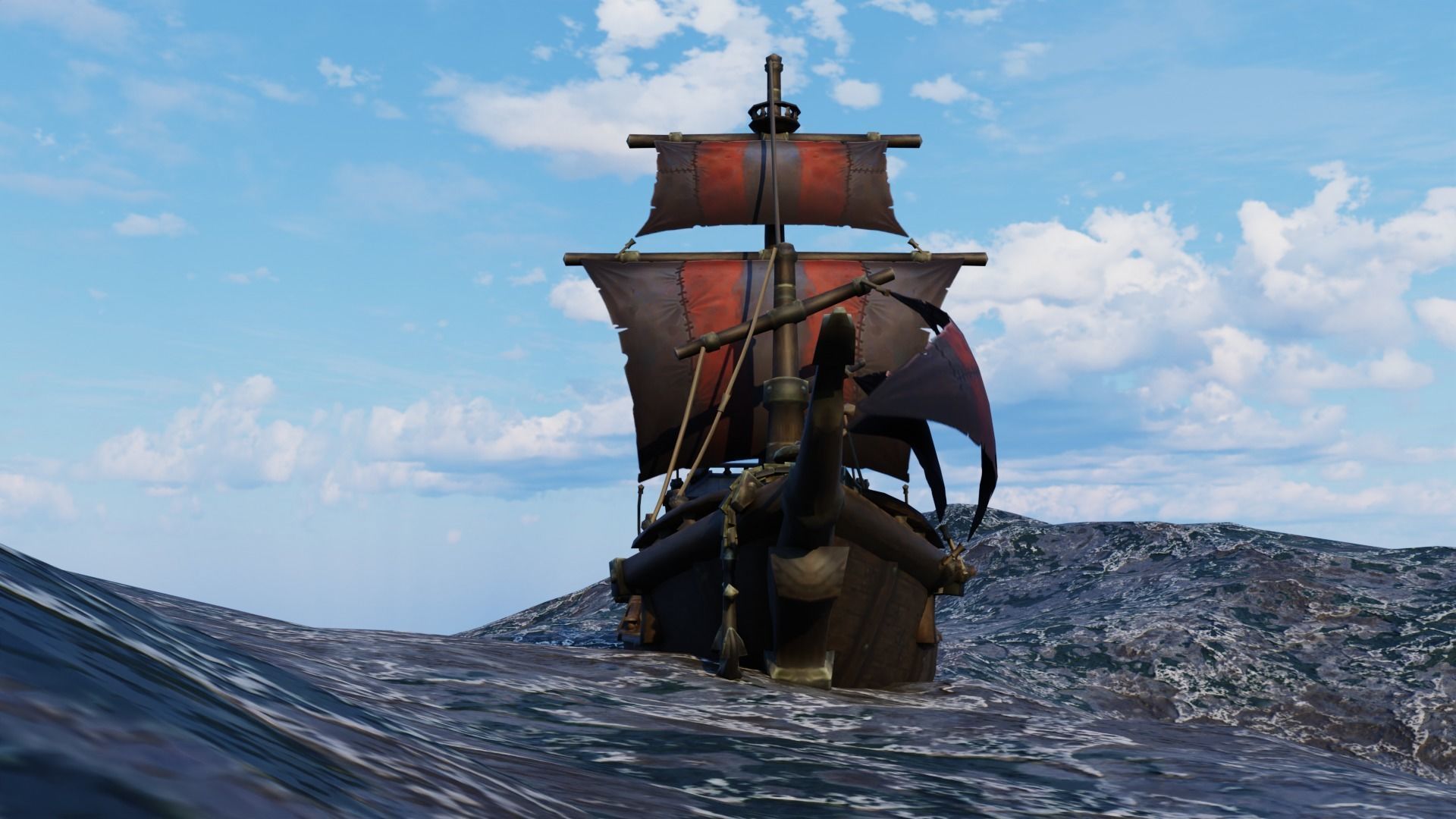 WOW Pirate Ship 3D model_2