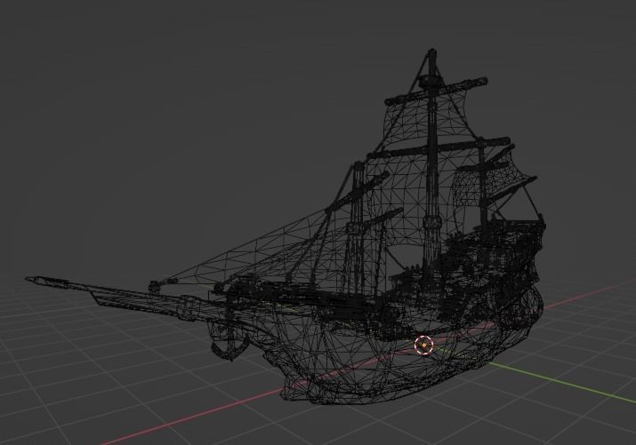 WOW Pirate Ship 3D model_30