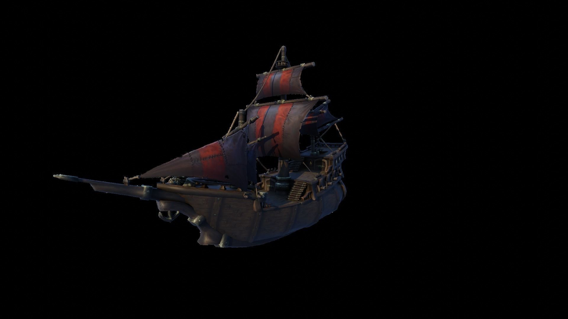 WOW Pirate Ship 3D model_1