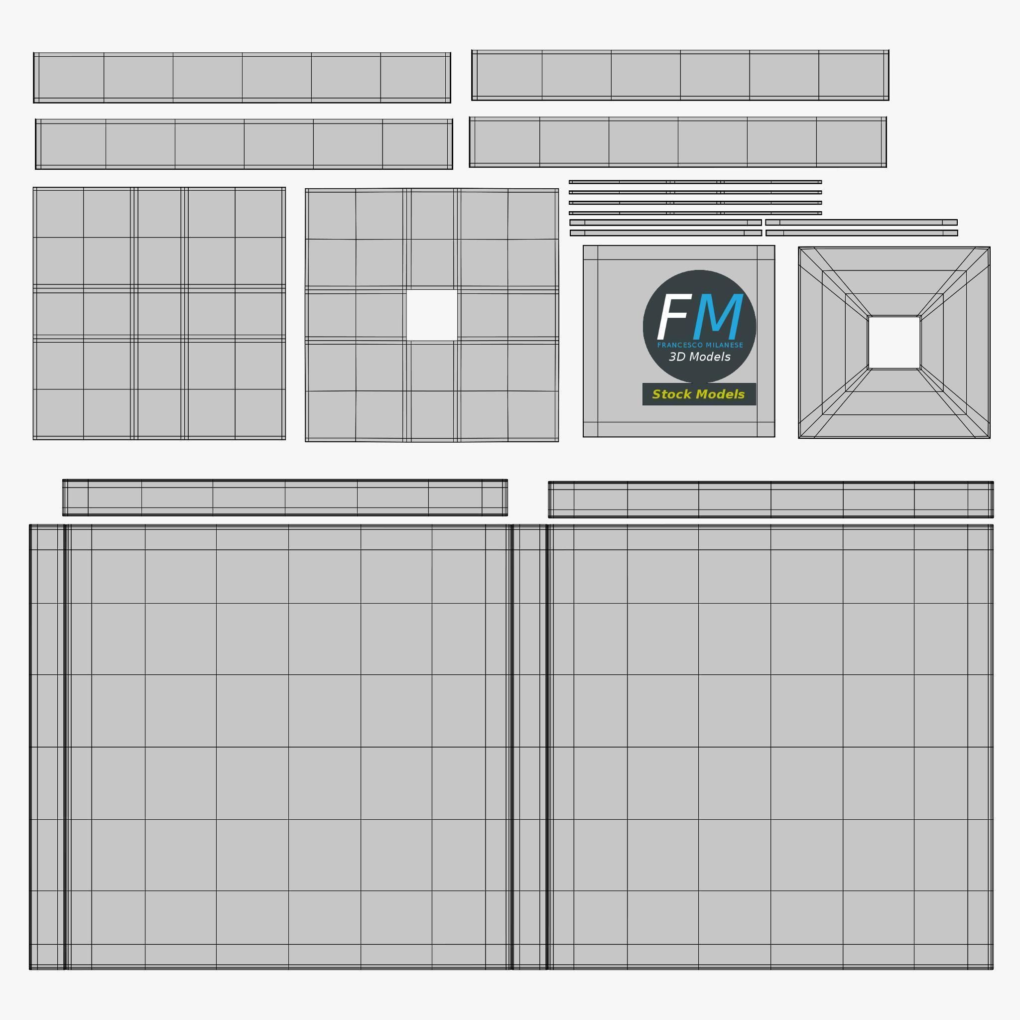 Bar table 2 3D model_11