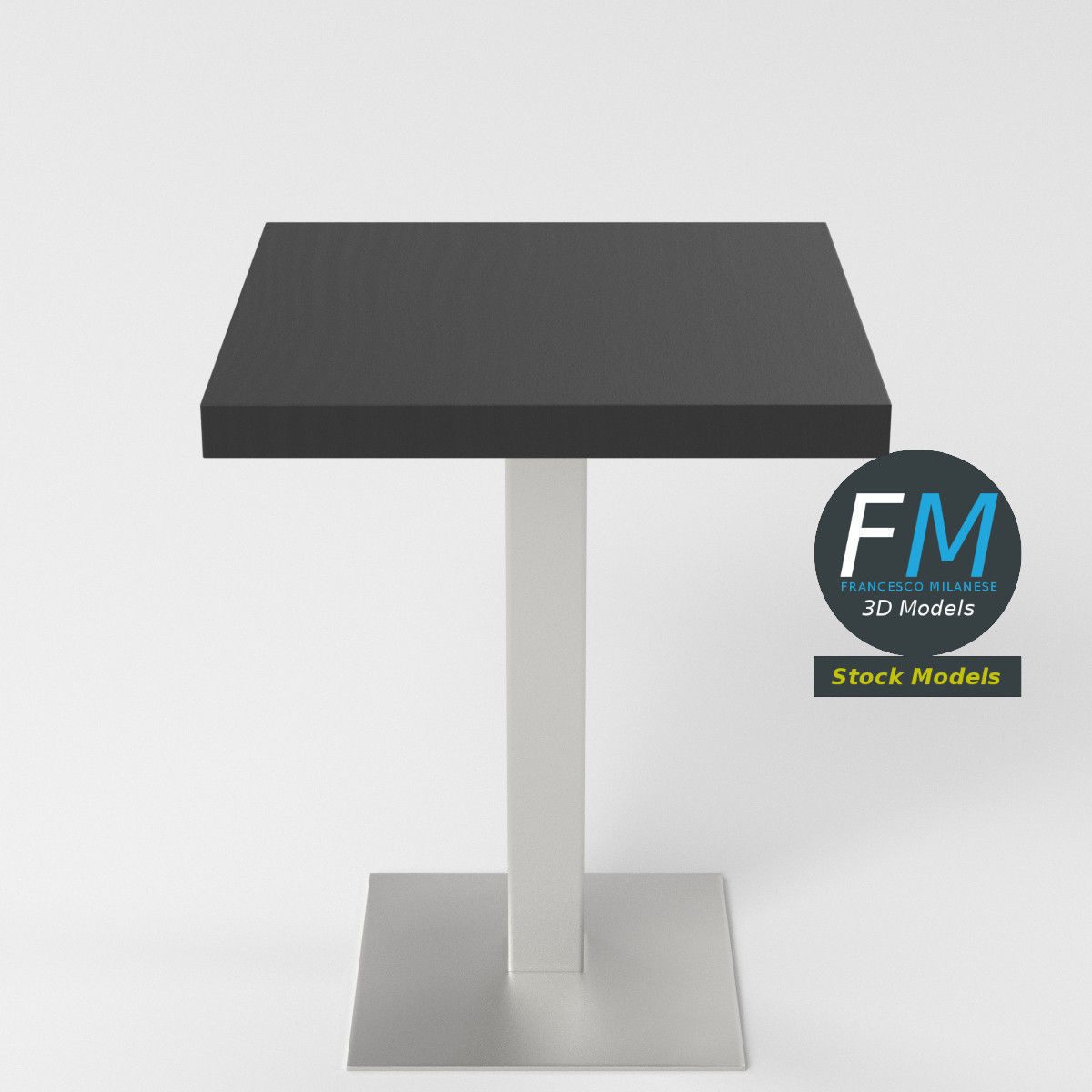 Bar table 2 3D model_5