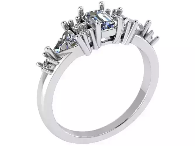 3-Stone Diamond Ring 0247