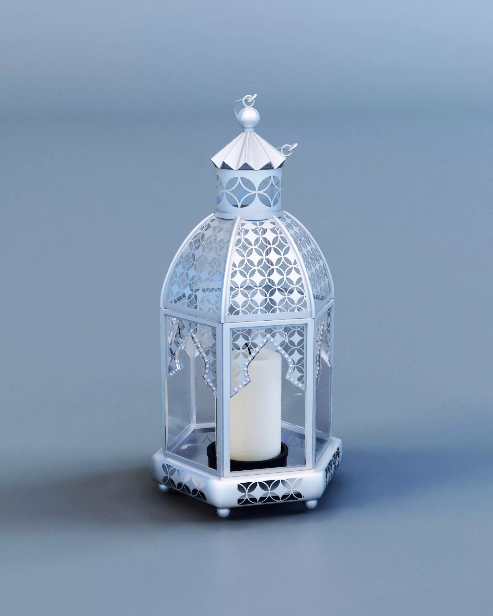 Lantern Moroccan Style Small 3D model_0