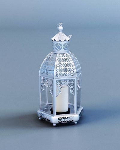 Lantern Moroccan Style Small 3D model