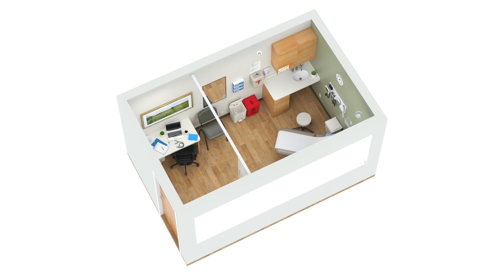 Doctor Office 3D model_13