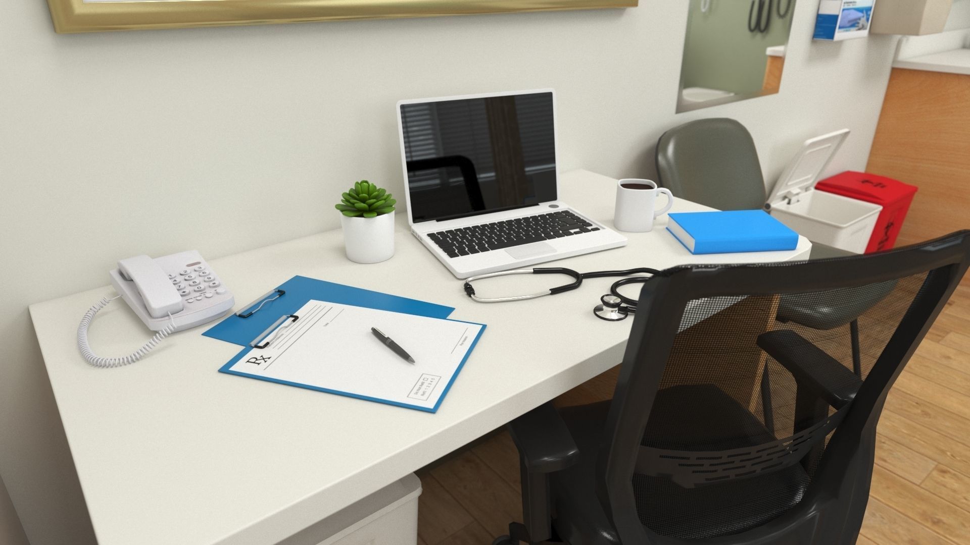 Doctor Office 3D model_7
