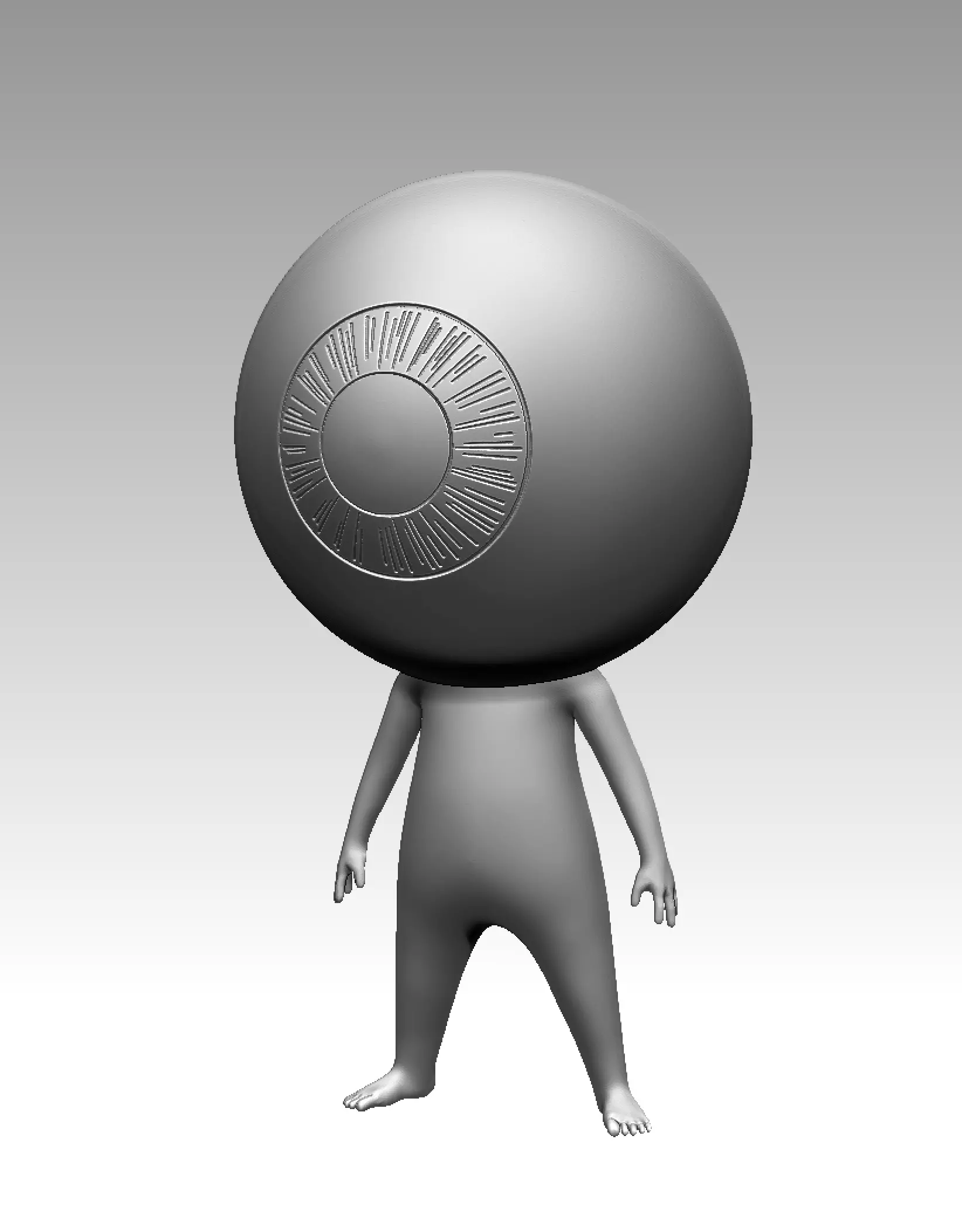 Medama Oyaji 3D print model
