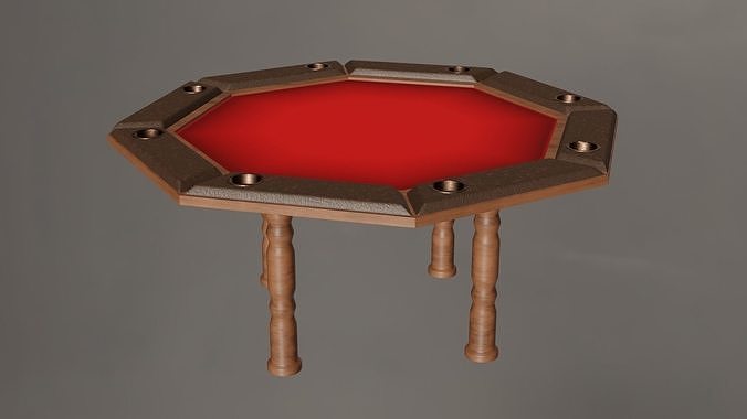 Poker Table 3D model