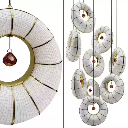 Crystal Chandelier Collection 005 3D model