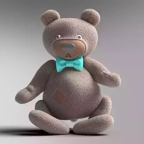 Bear toy  imitation of a handmade toy Teddy bear