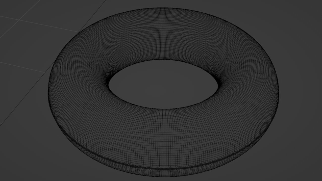 Floating tire Free low-poly 3D model_7