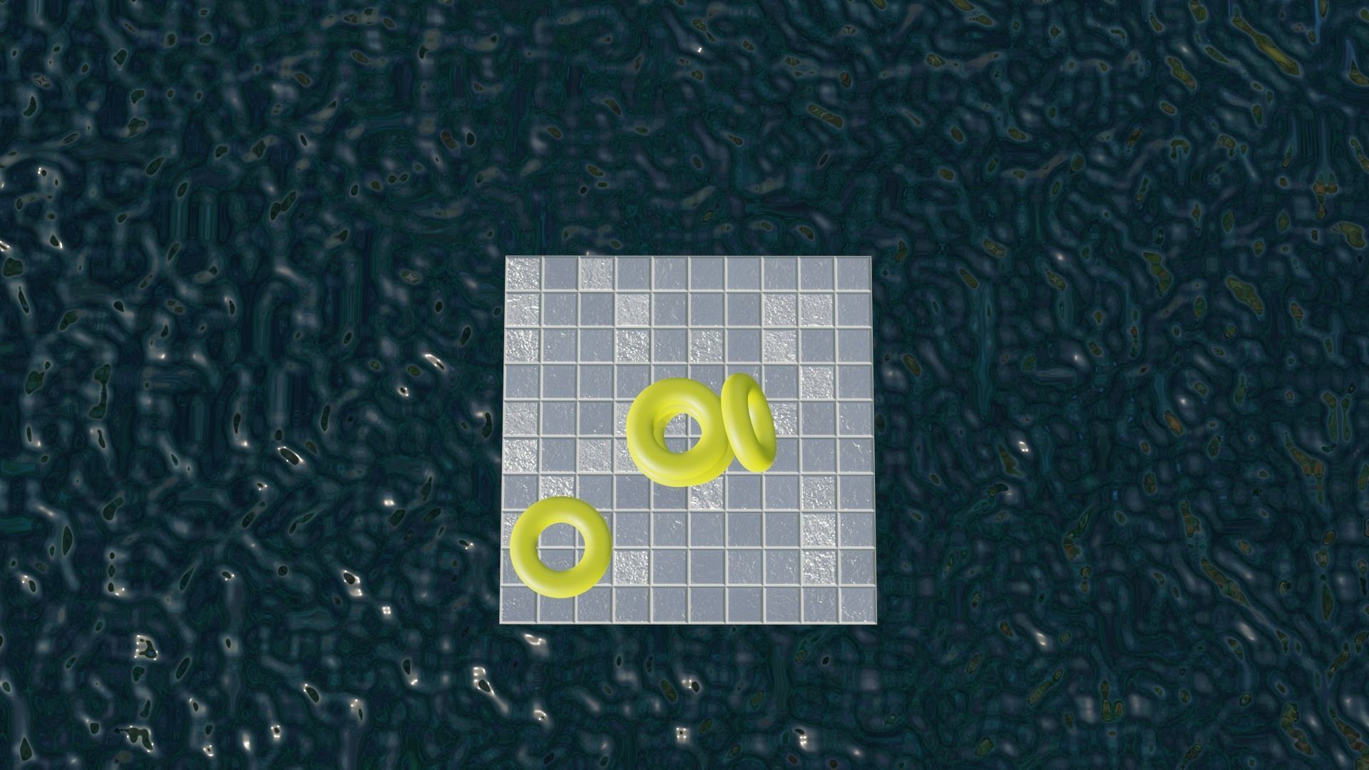 Floating tire Free low-poly 3D model_5