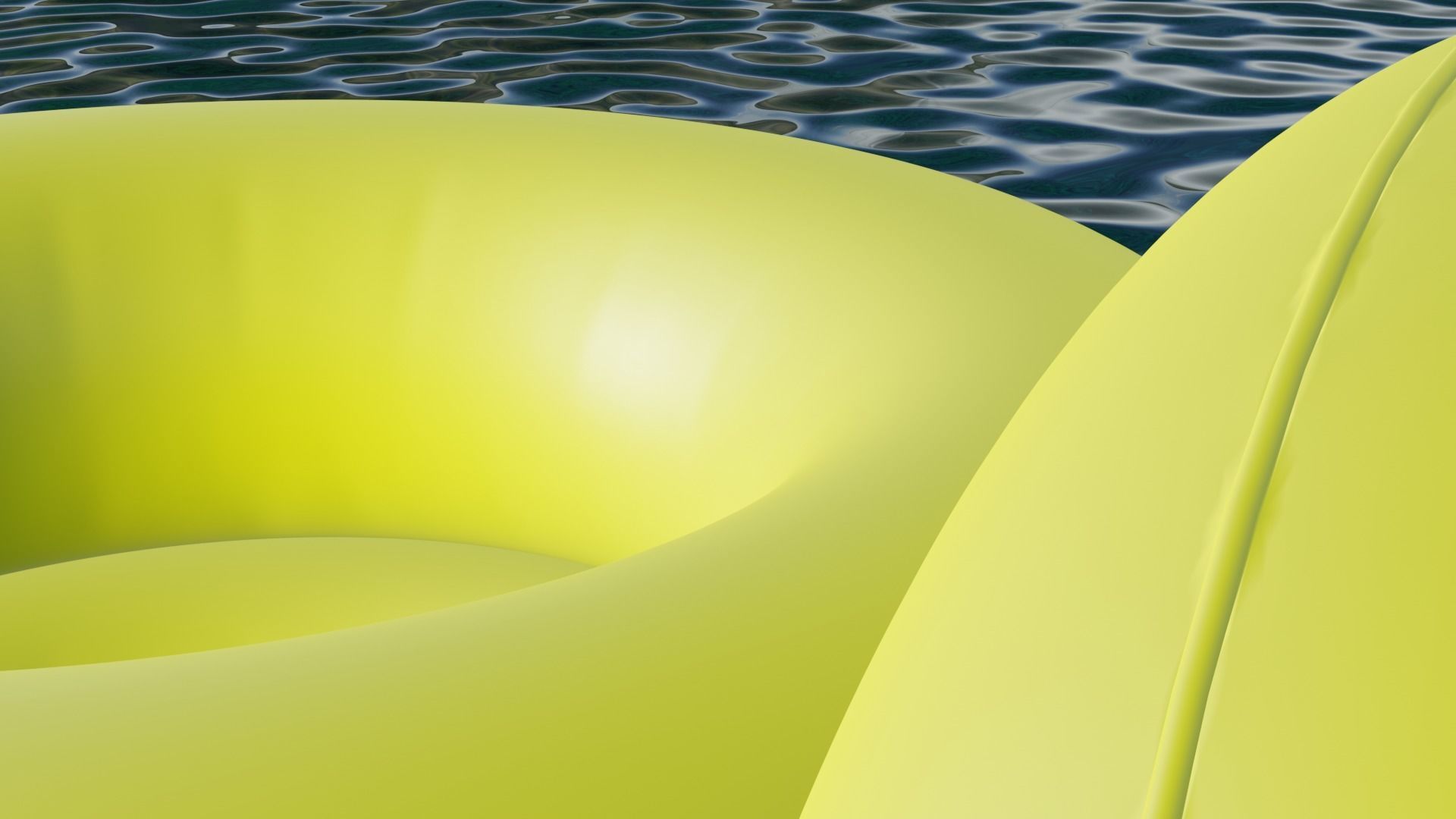 Floating tire Free low-poly 3D model_4