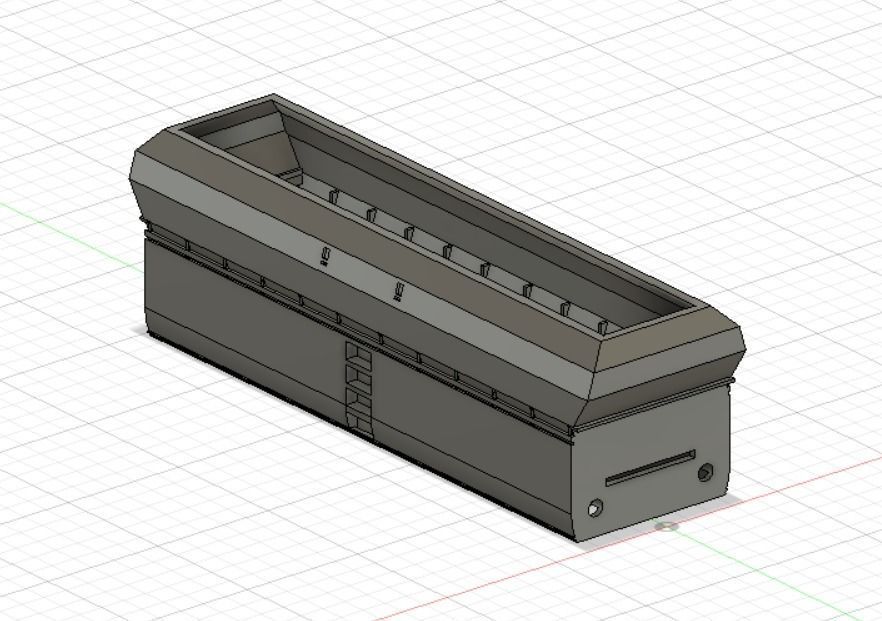 H0 HOPPER CAR DB - DB Selbstentladewagen h0 3D print model_9