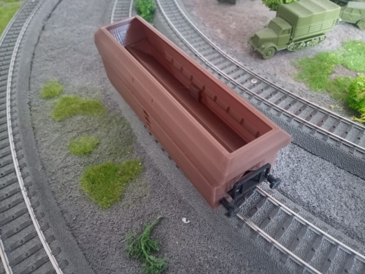 H0 HOPPER CAR DB - DB Selbstentladewagen h0 3D print model_4