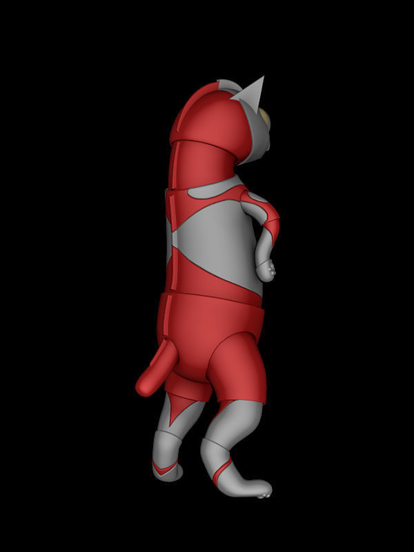 Joker Cat Ultraman 3D print model_1