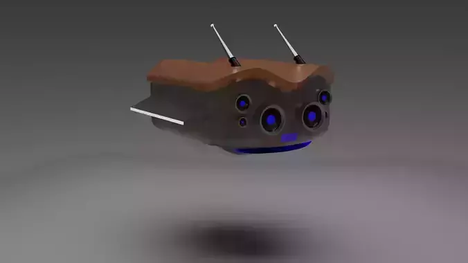 drone robot with eyes