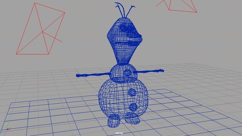 Character olaf 3D model_5