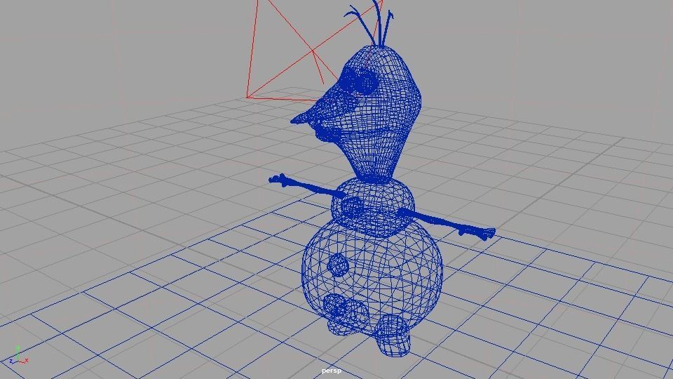 Character olaf 3D model_8