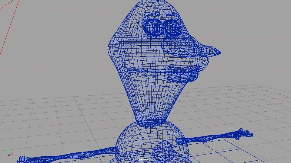 Character olaf 3D model_3
