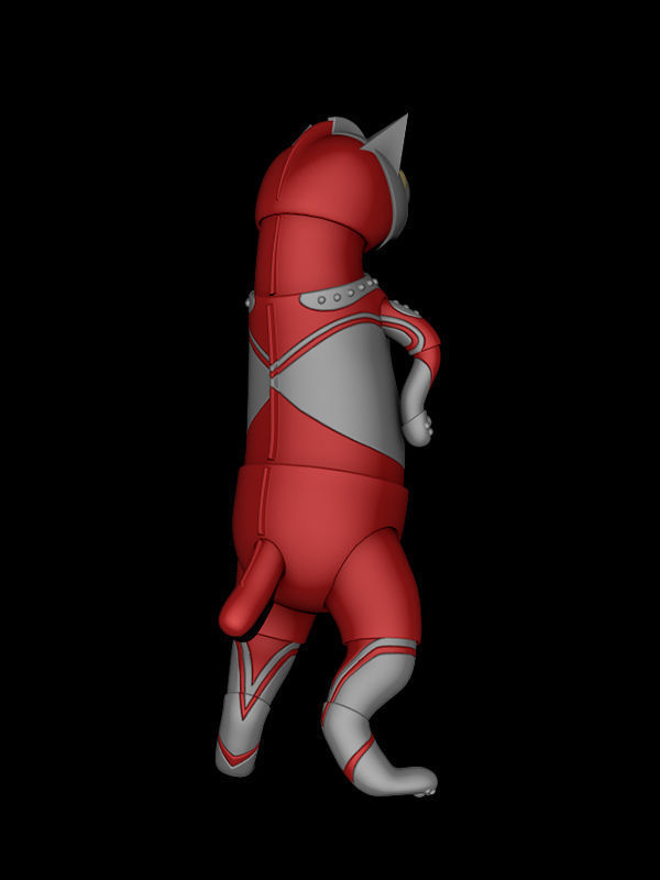 Joker Cat Ultraman Zoffy 3D print model_1