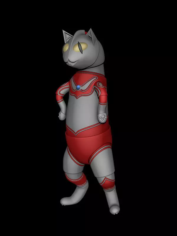 Joker Cat Ultraman Jack 3D print model_0