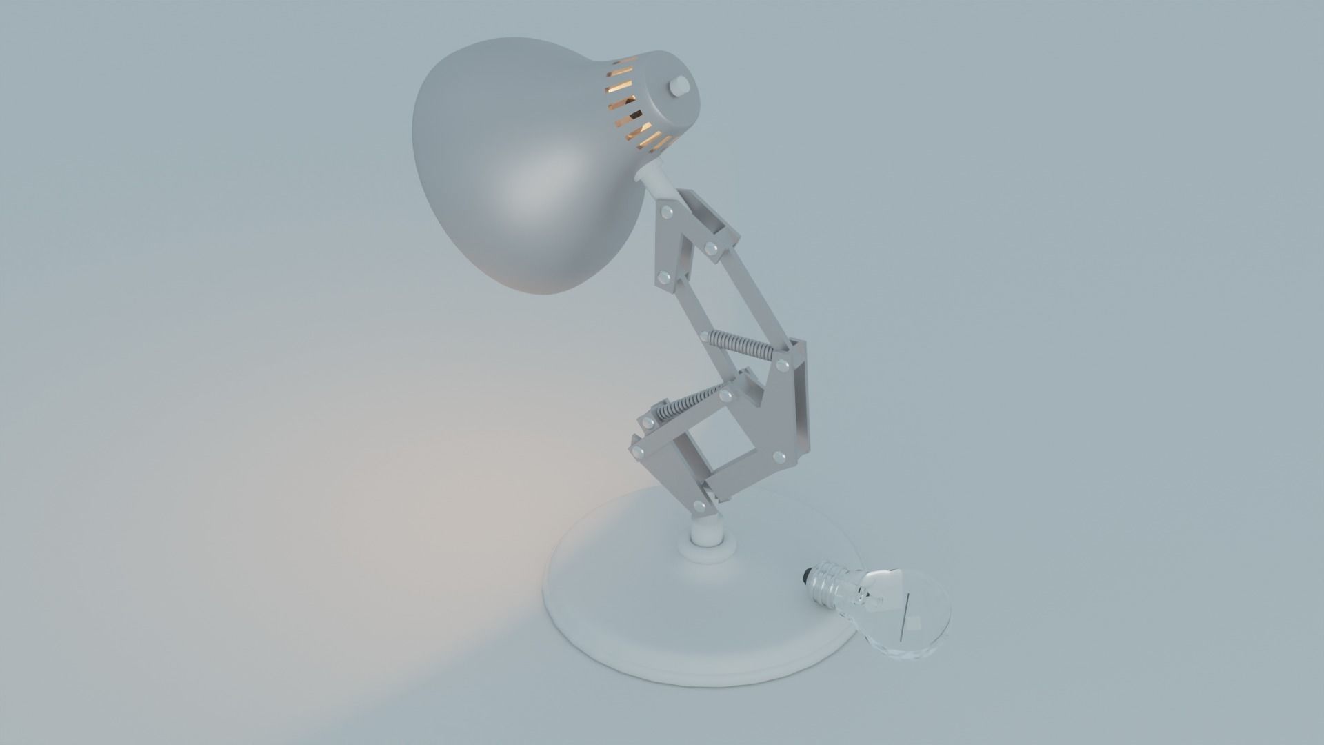 desk lamp 3D model_3