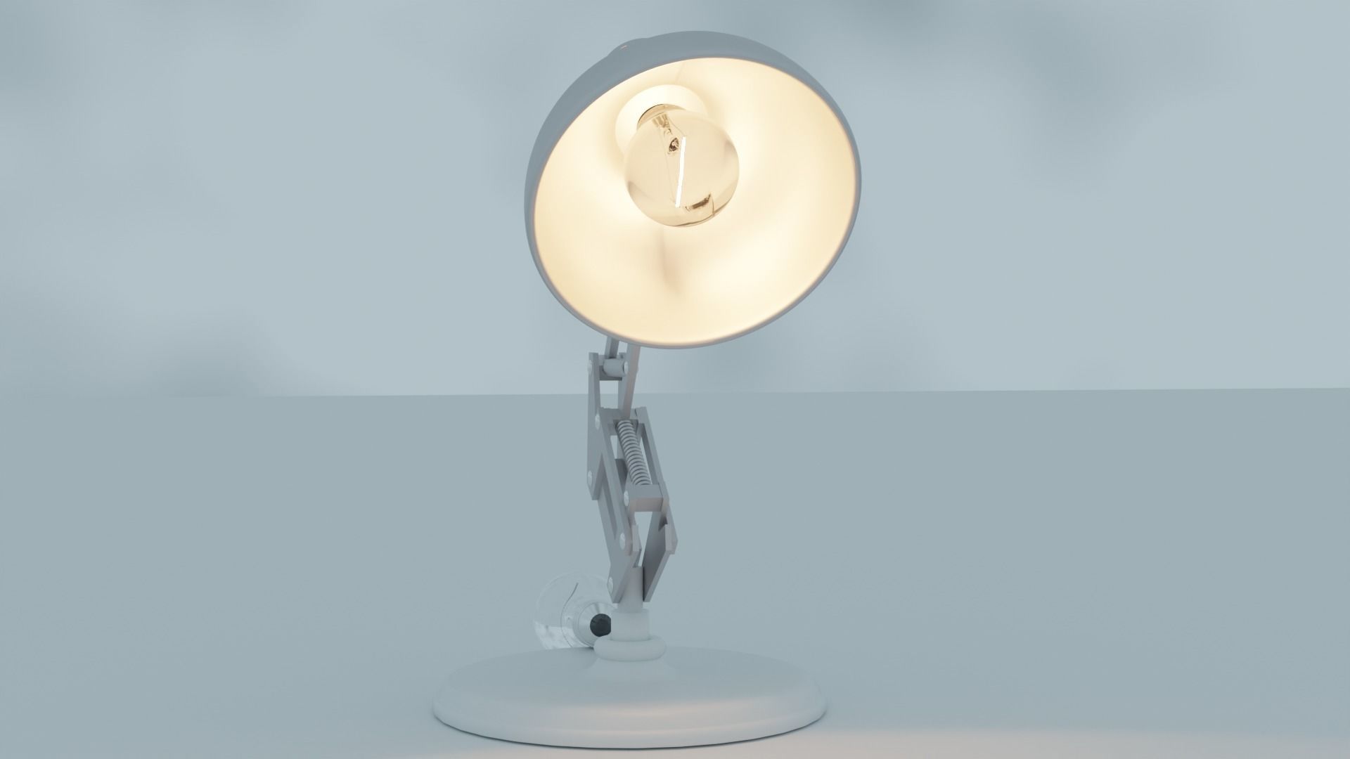 desk lamp 3D model_4