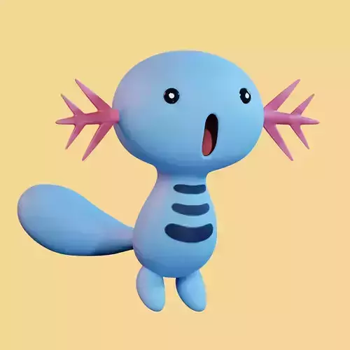 Pokemon Wooper 3D Model Free 3D model