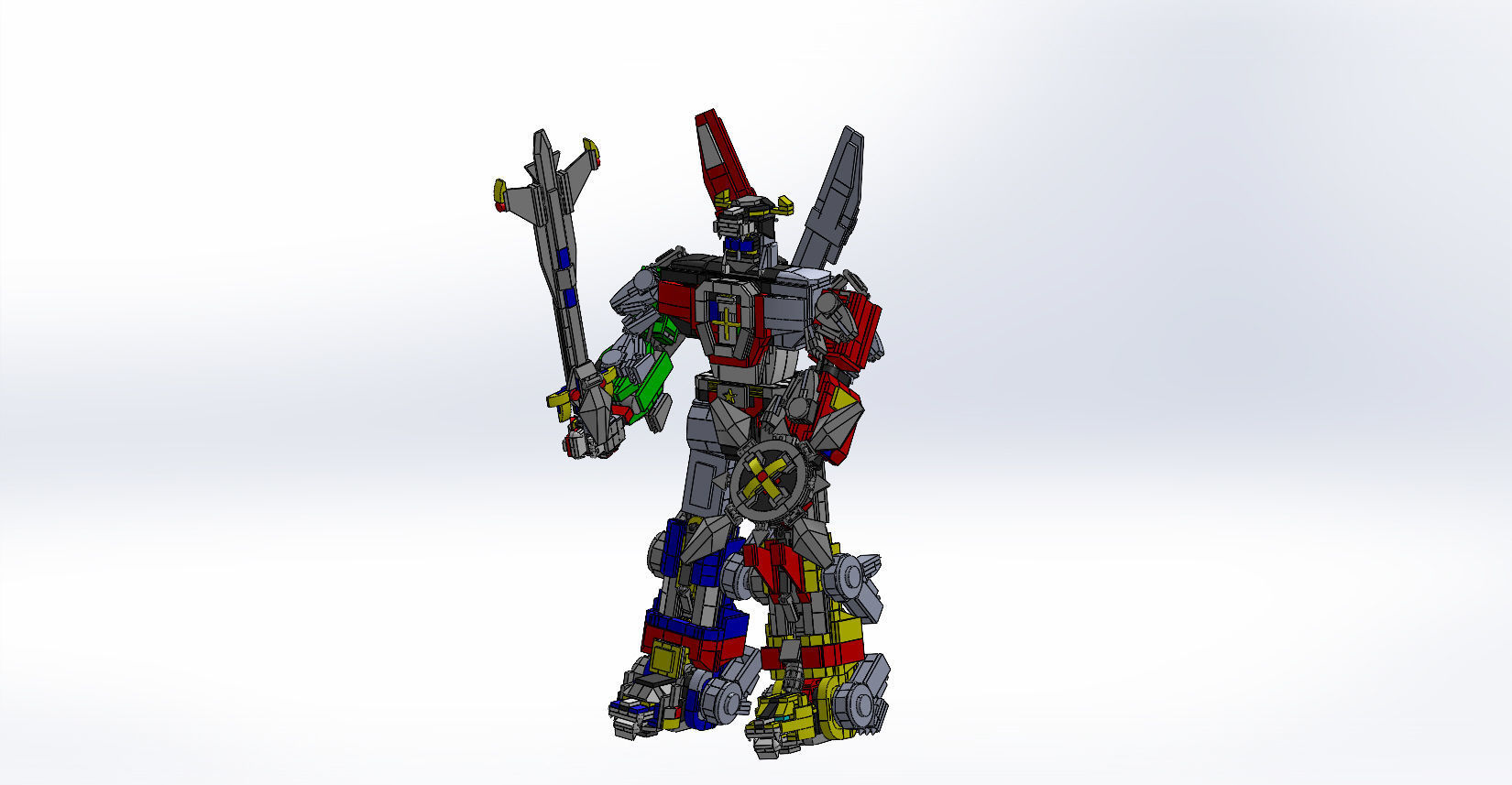 VOLTRON 3D print model_10