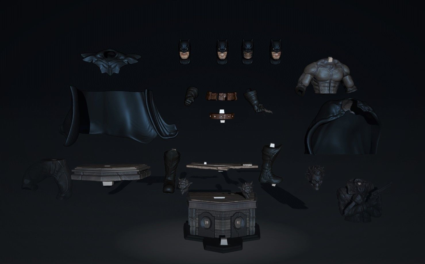 Batman Demned 3D print model_10