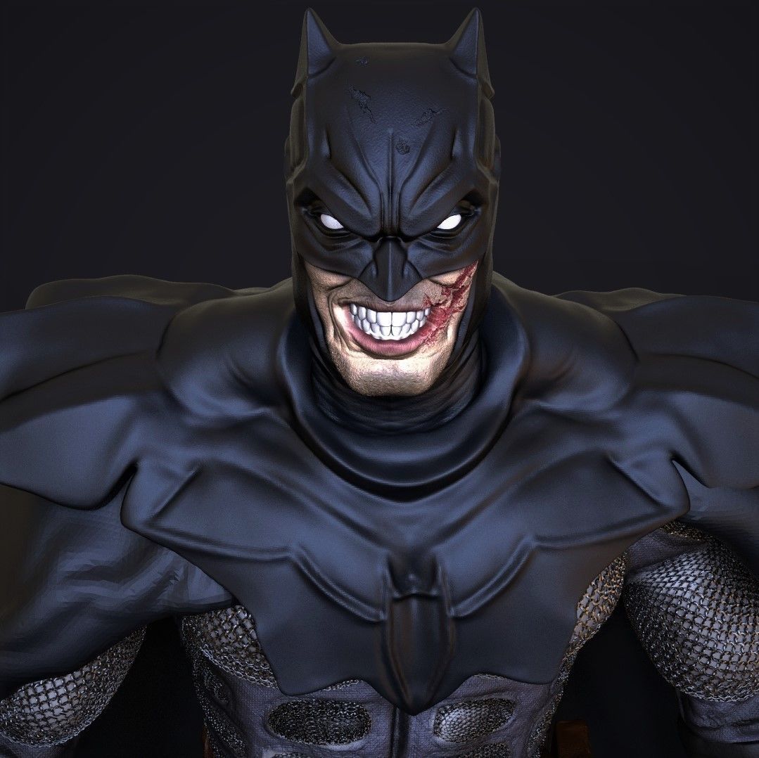 Batman Demned 3D print model_9