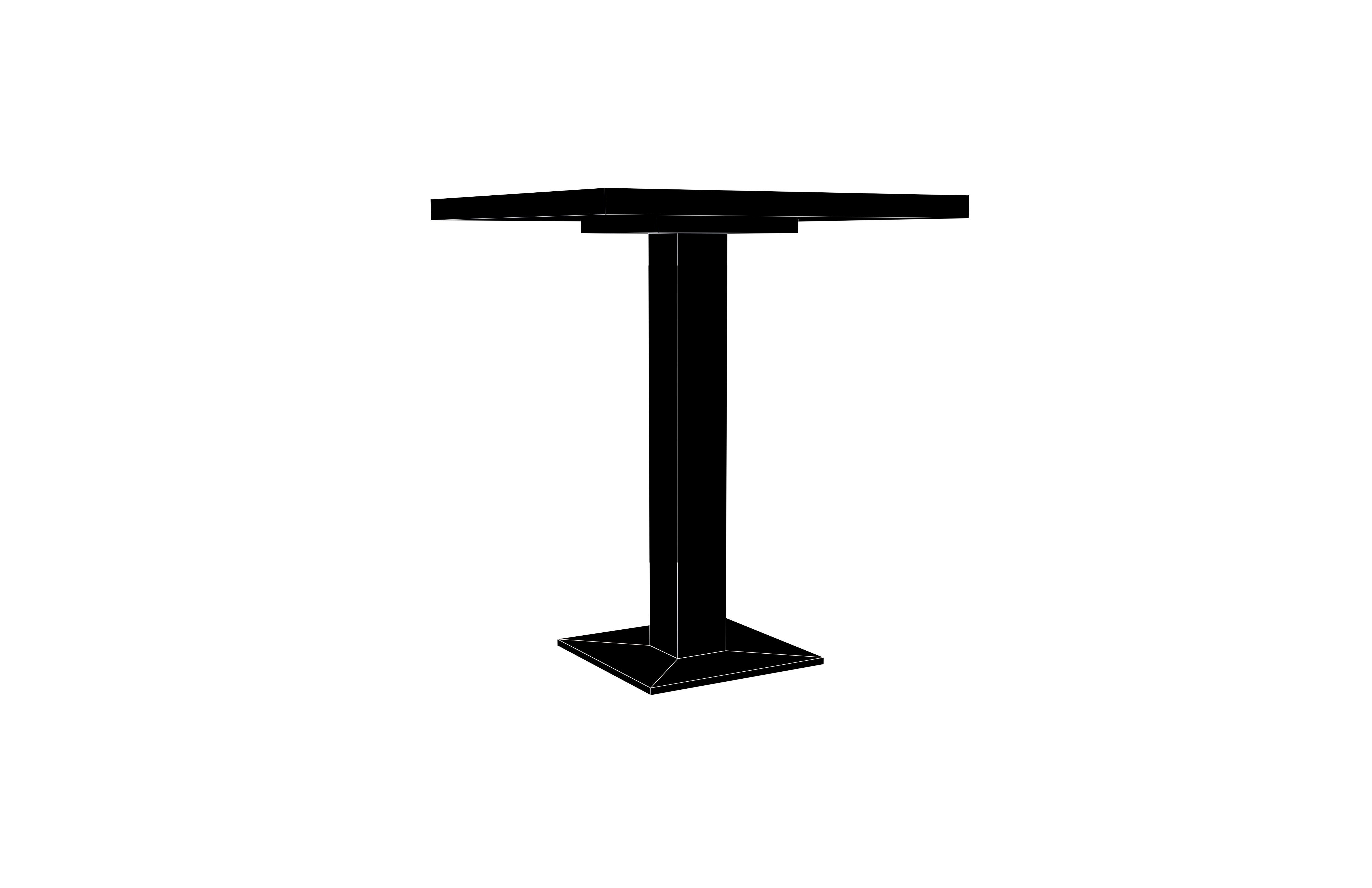 Bar Table v1 002 Low-poly 3D model_7