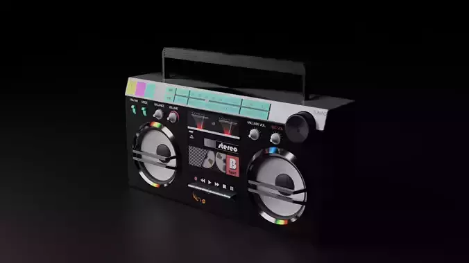 Boombox 3D model