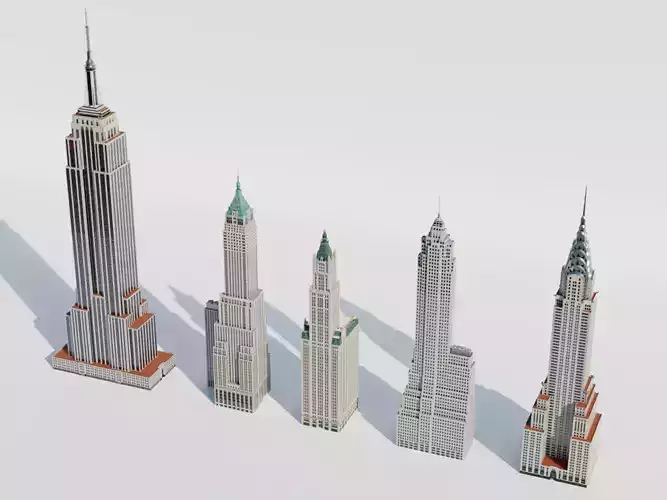 NYC Old Tall Skyscrapers