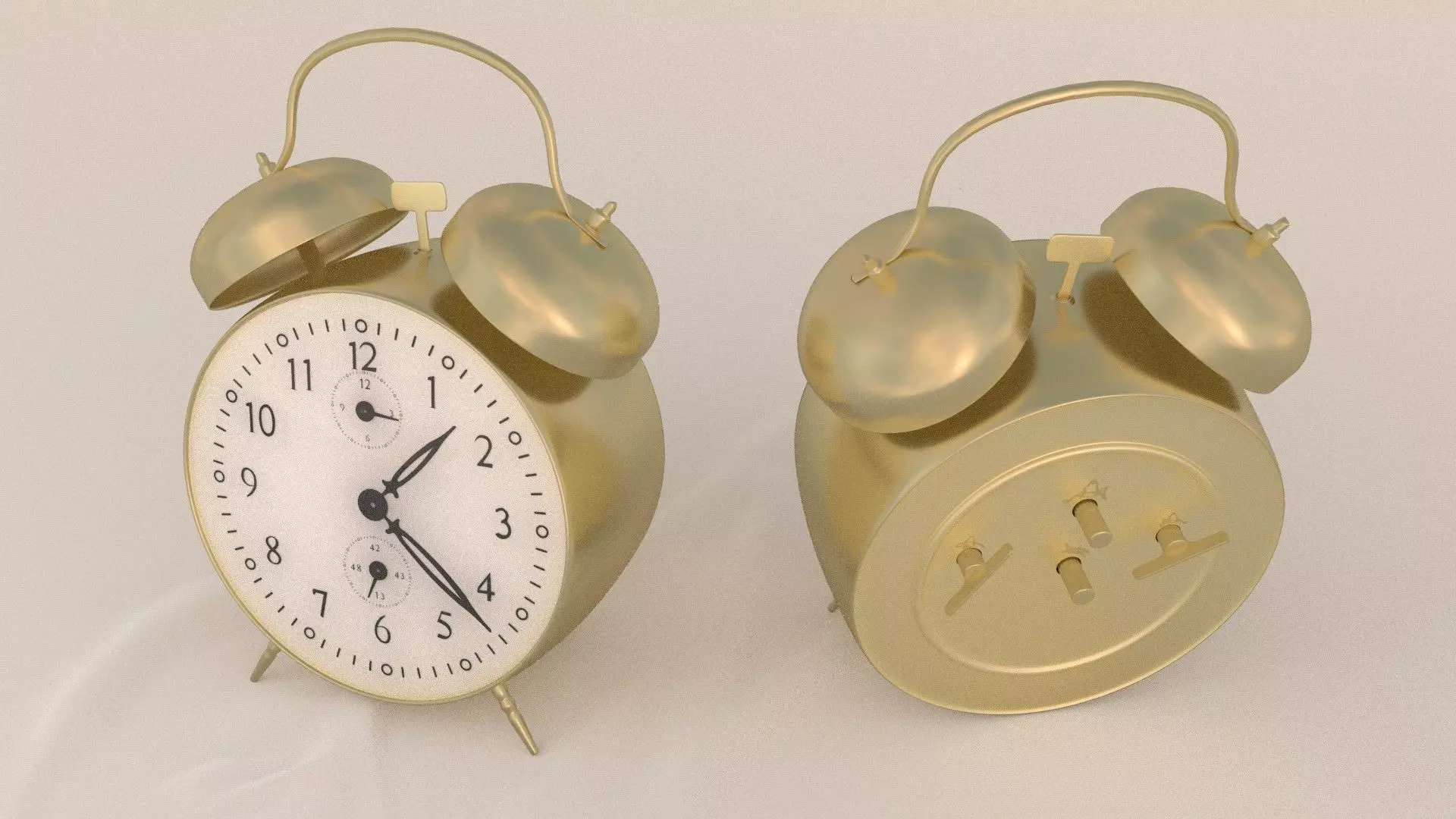Alarm Clock 3D model_0