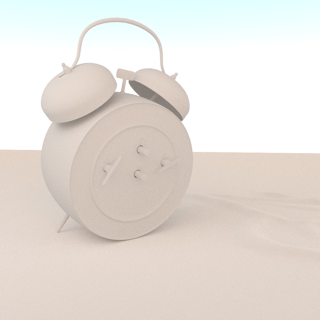 Alarm Clock 3D model_7