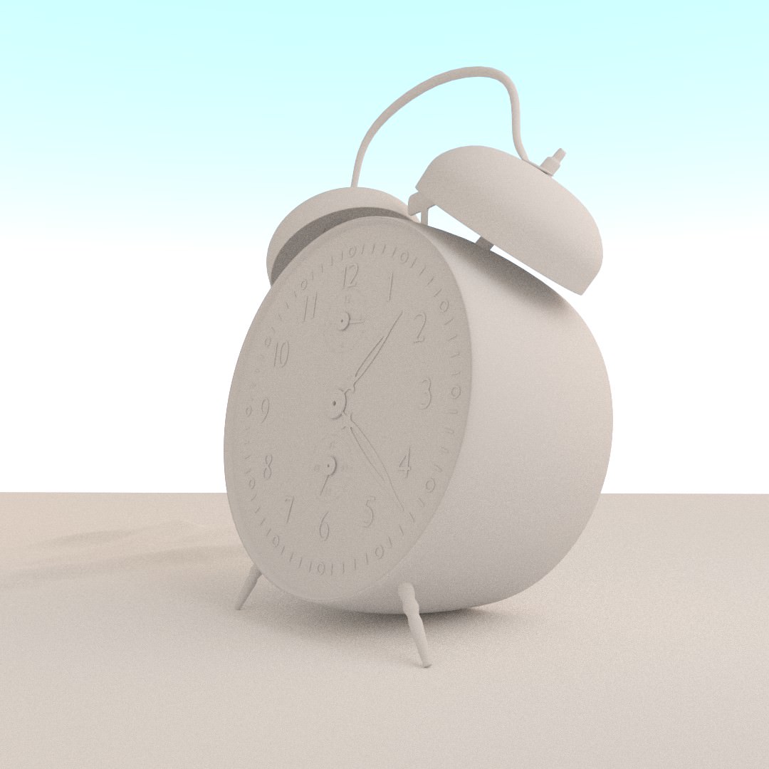 Alarm Clock 3D model_6