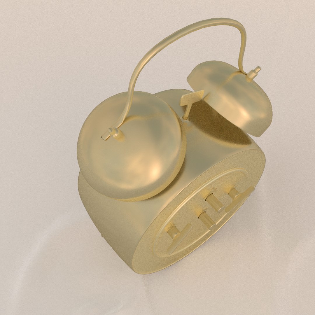 Alarm Clock 3D model_3