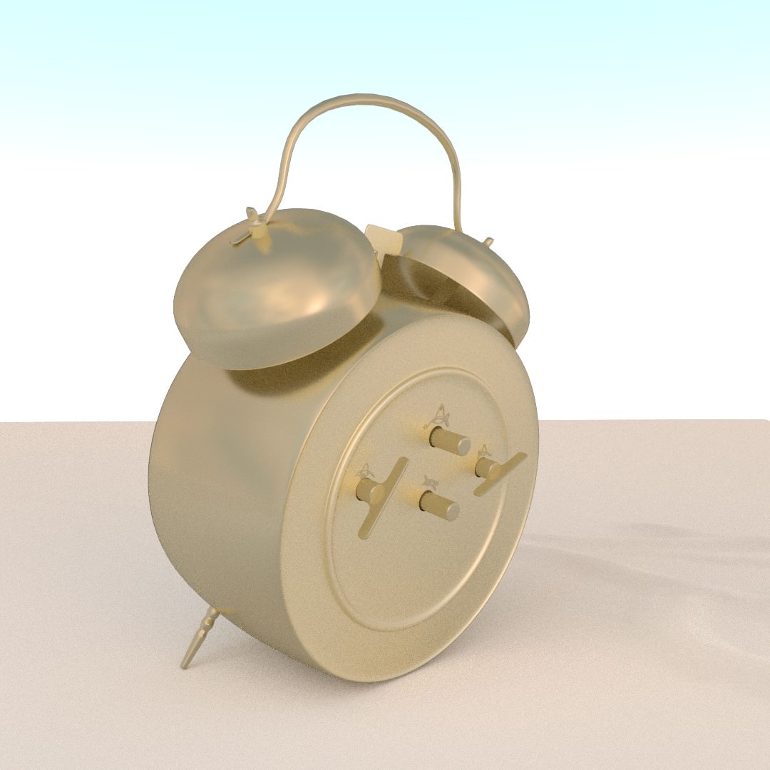 Alarm Clock 3D model_5
