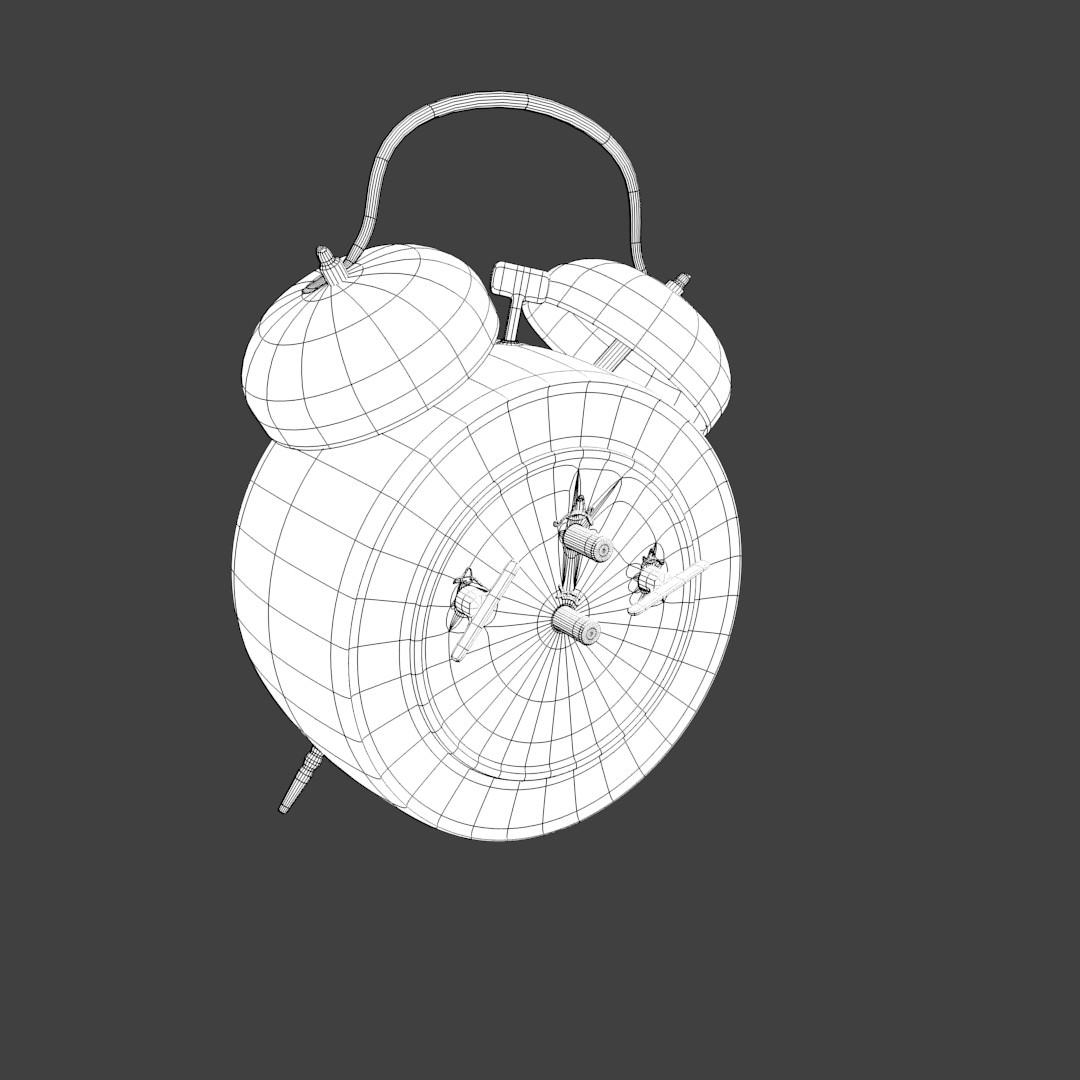 Alarm Clock 3D model_8